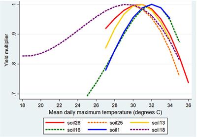Extreme Events and Production Shocks for Key Crops in Southern Africa Under Climate Change